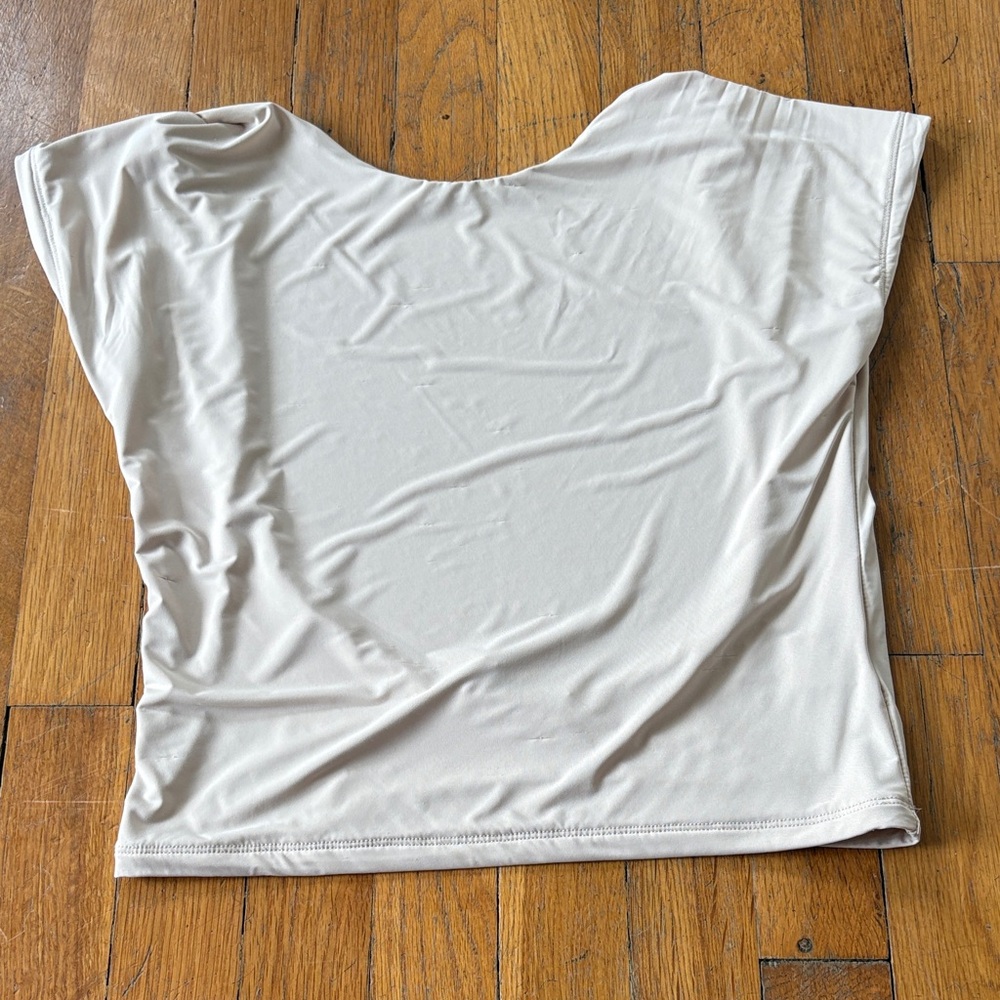 Backless Cream Women's Top